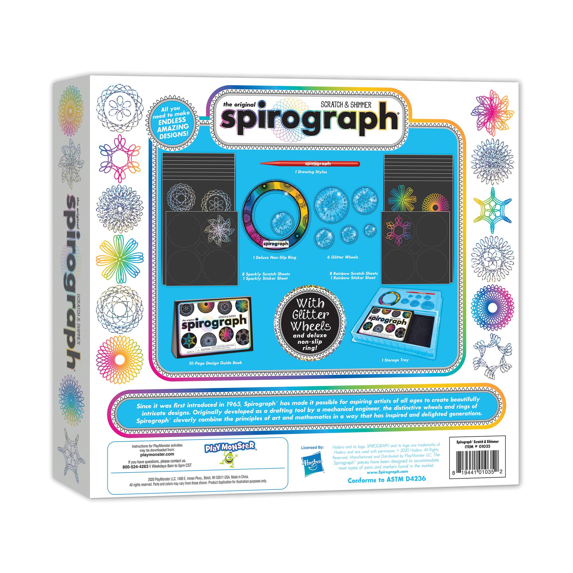 Spirograph Scratch & Shimmer